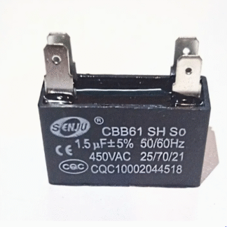 330402 Capacitor cuadrado 1,5mf x 450v