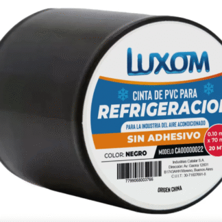 110628 Rollo Cinta TACSA Negra - 20mx70mm